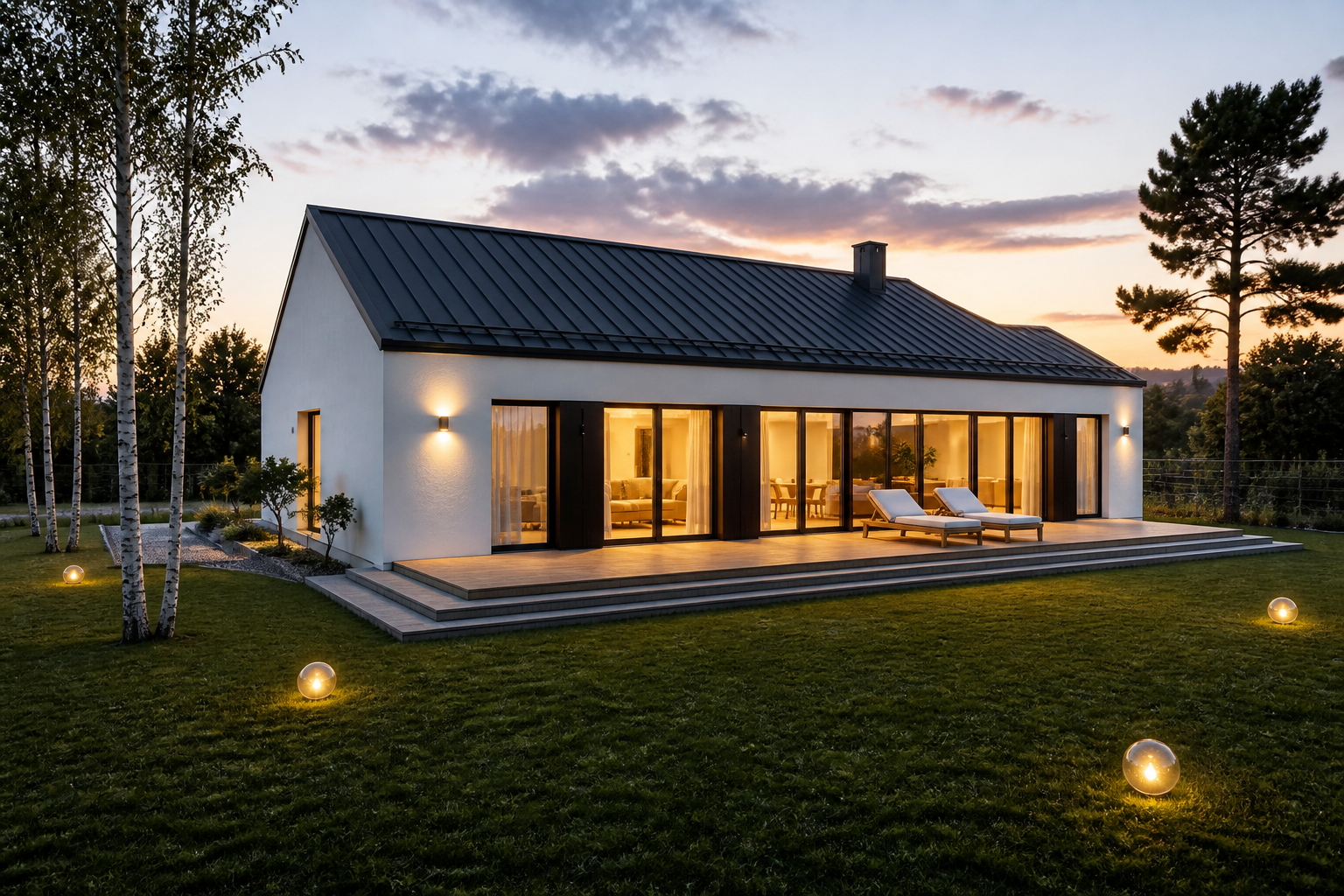 Bega · la façade côté terrasse