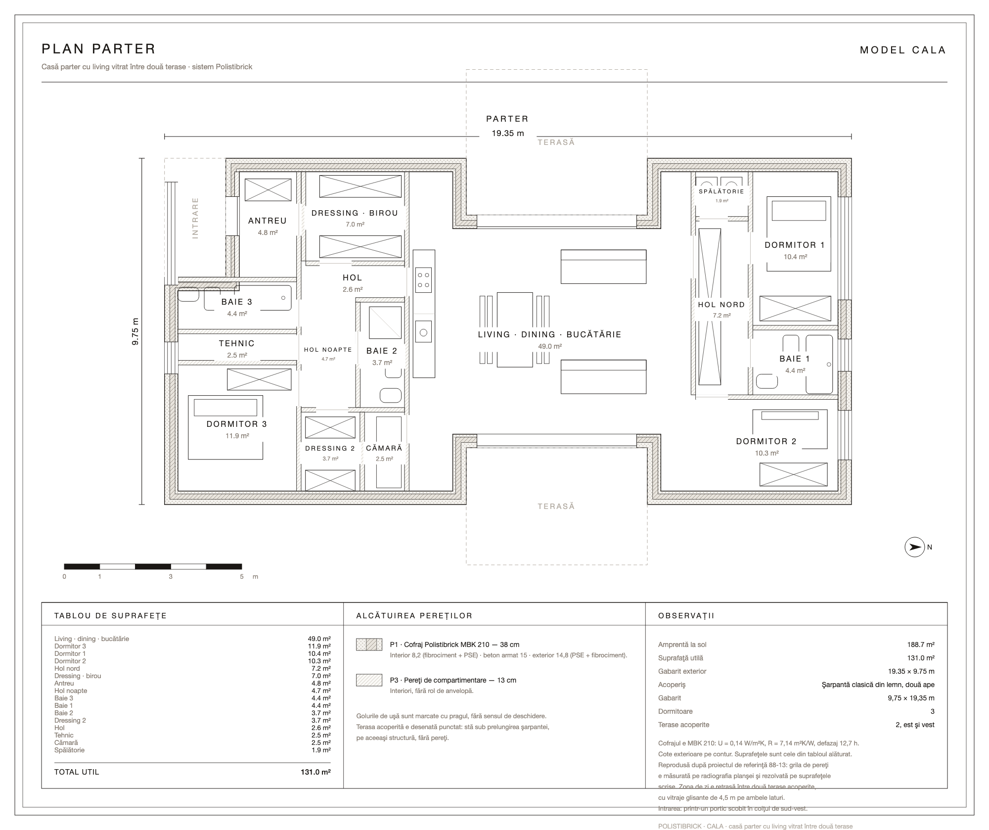 Cala · le plan de la maison