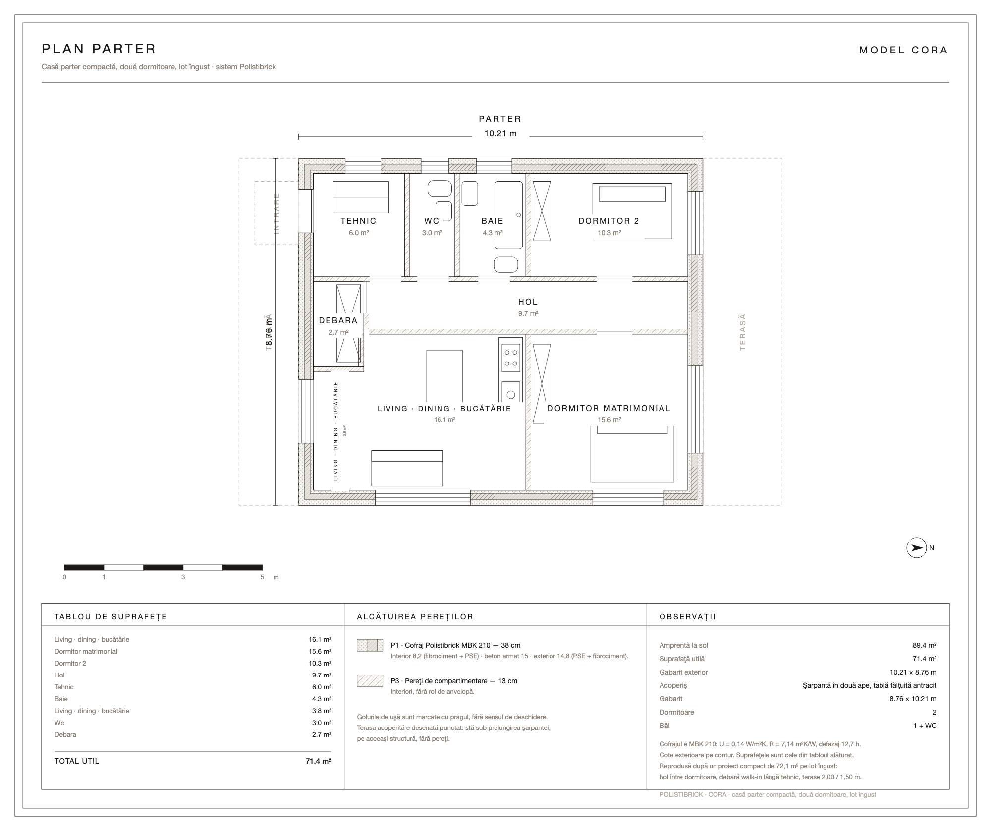 Cora · le plan de la maison