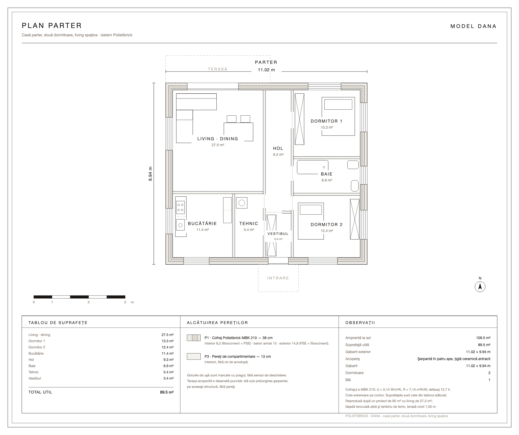 Dana · le plan de la maison