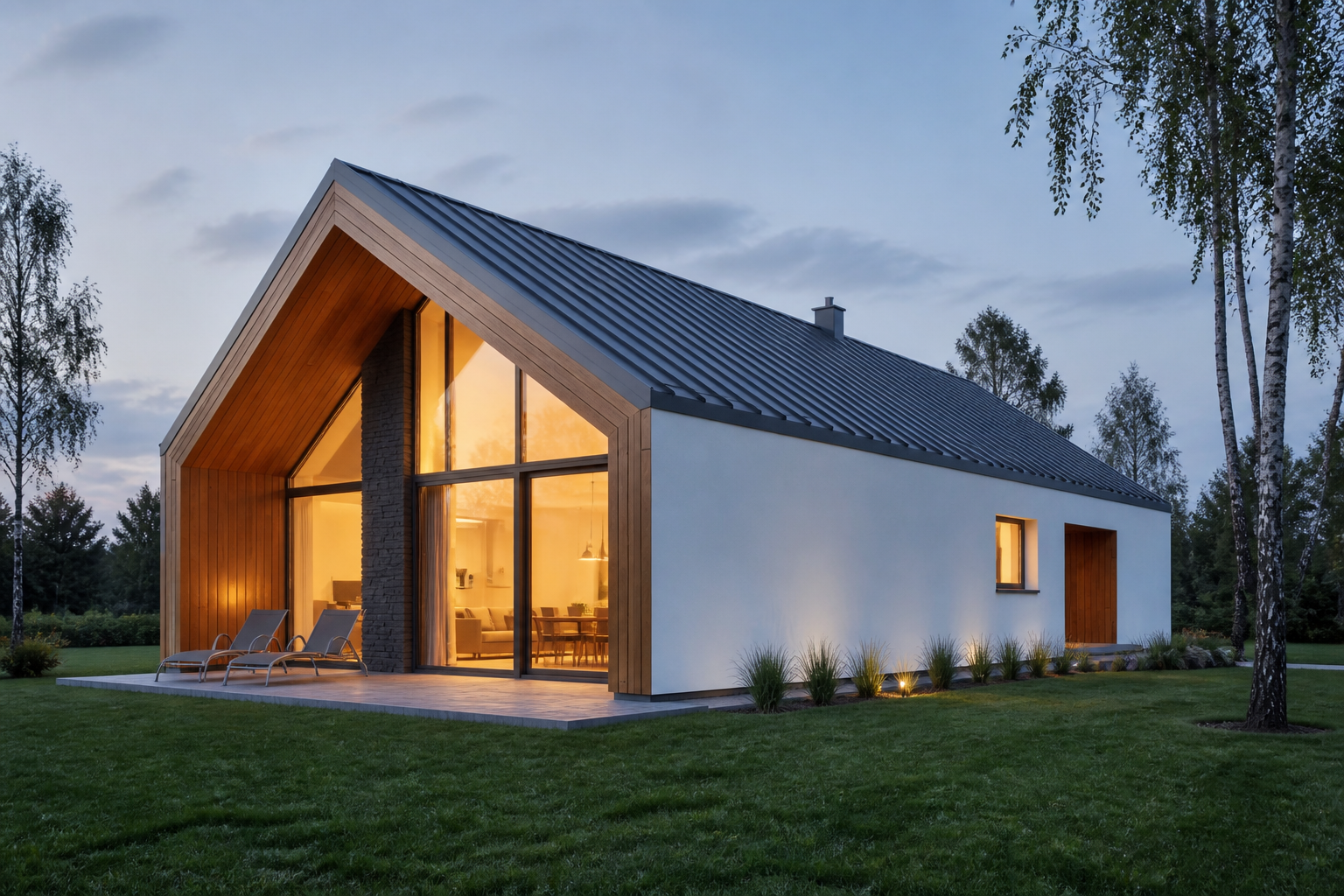 Doina · la façade côté terrasse
