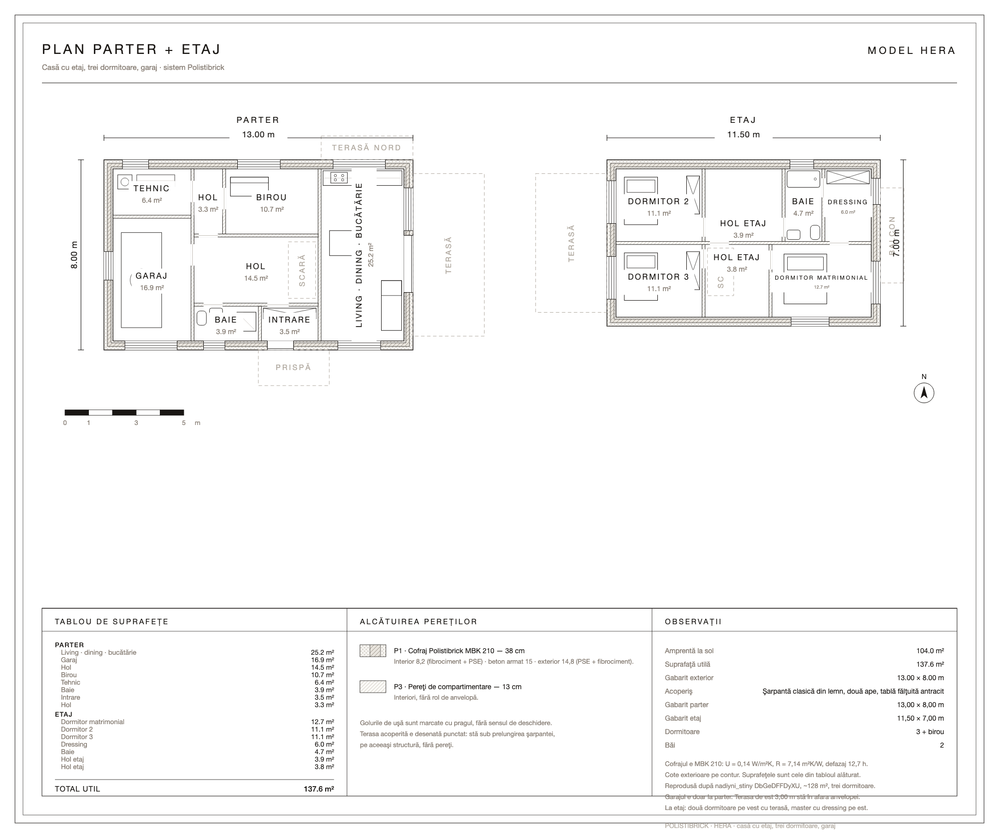 Hera · le plan de la maison