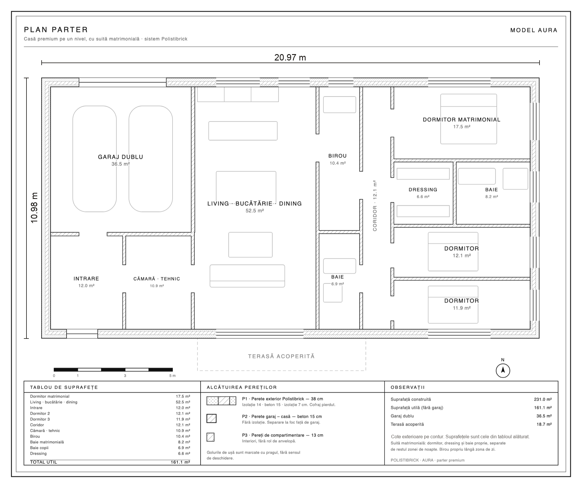 Aura · le plan du rez-de-chaussée