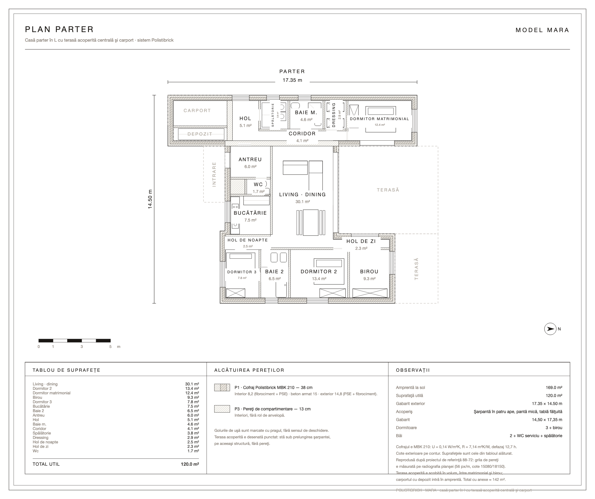 Mara · le plan de la maison