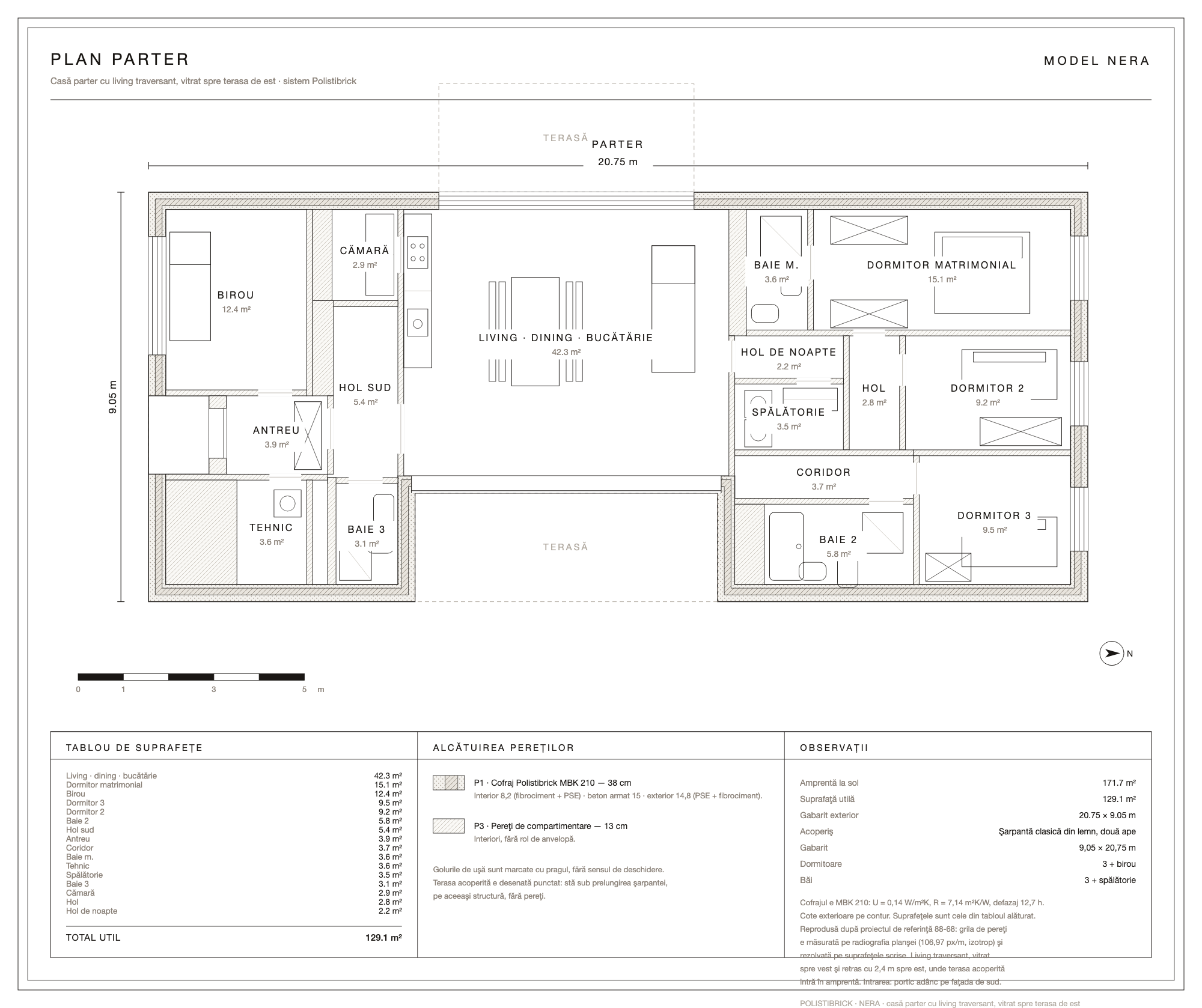 Nera · le plan de la maison