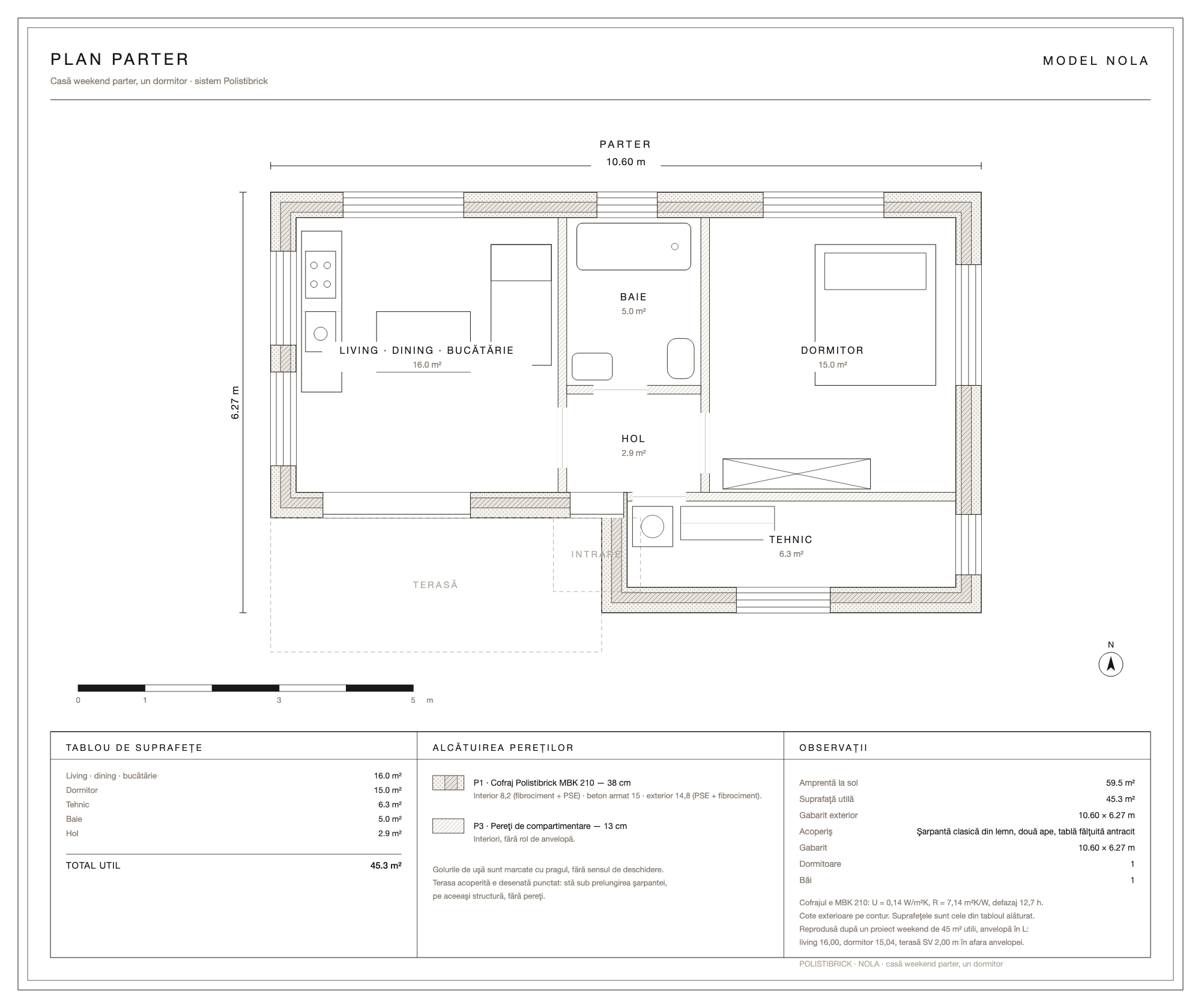 Nola · le plan de la maison