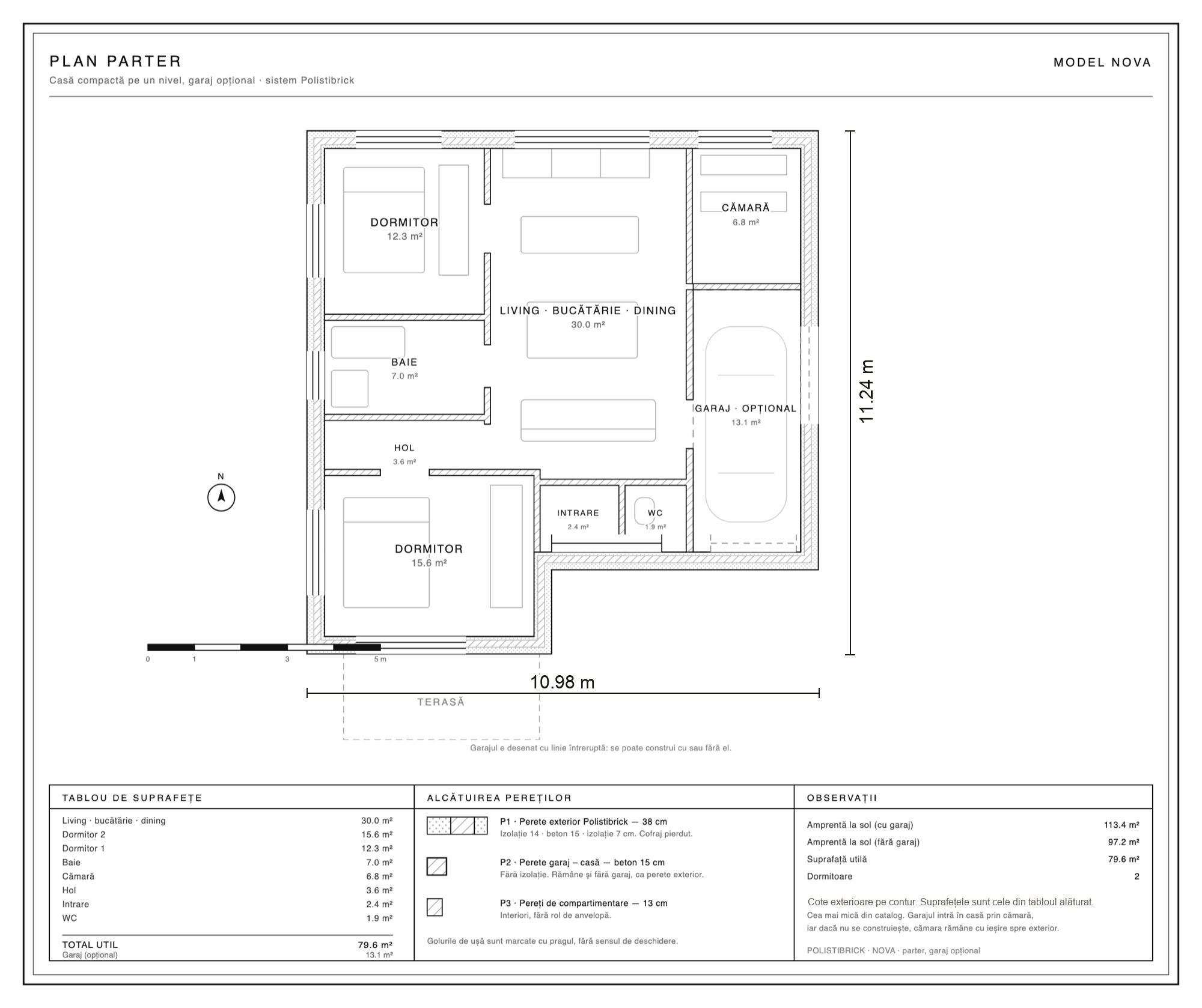 Nova · le plan du rez-de-chaussée