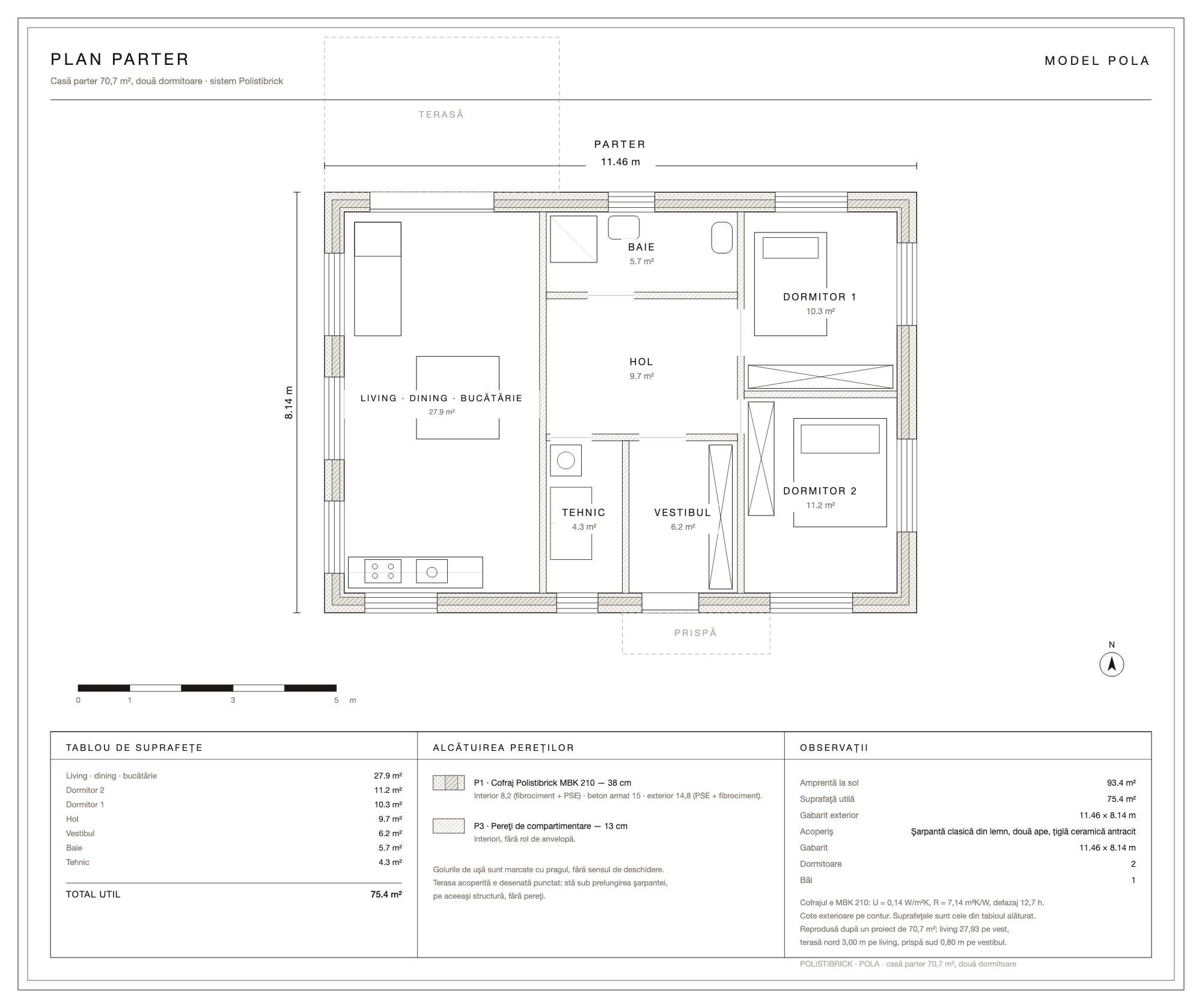 Pola · le plan de la maison