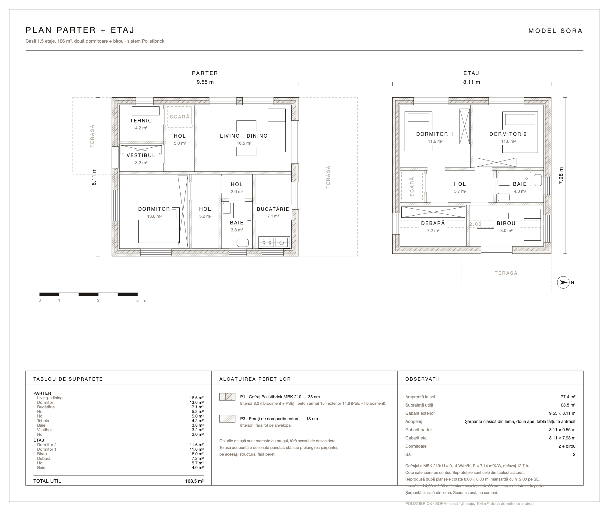 Sora · le plan de la maison