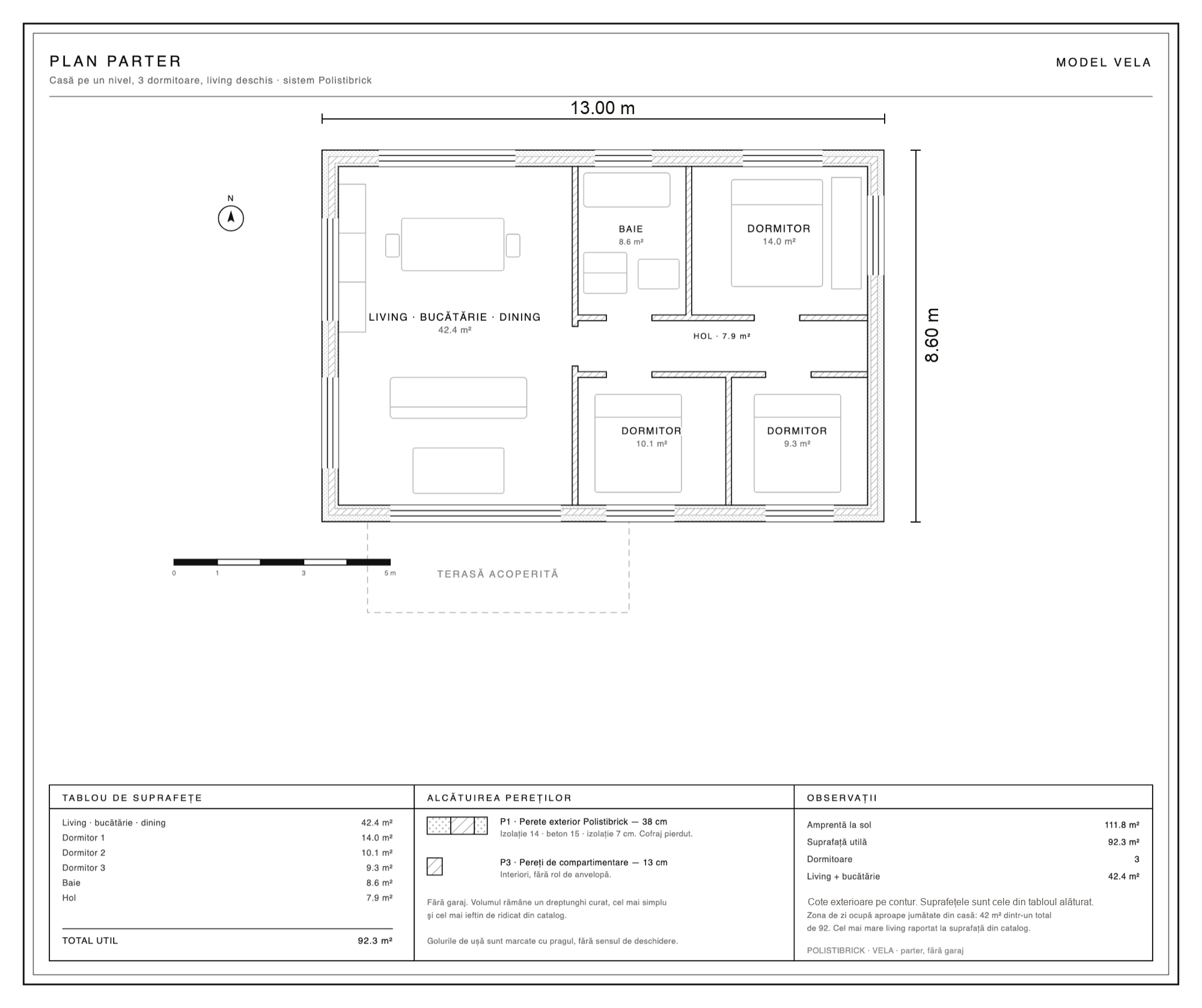 Vela · le plan du rez-de-chaussée