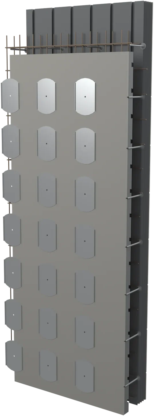 Le coffrage Polistibrick en 3D