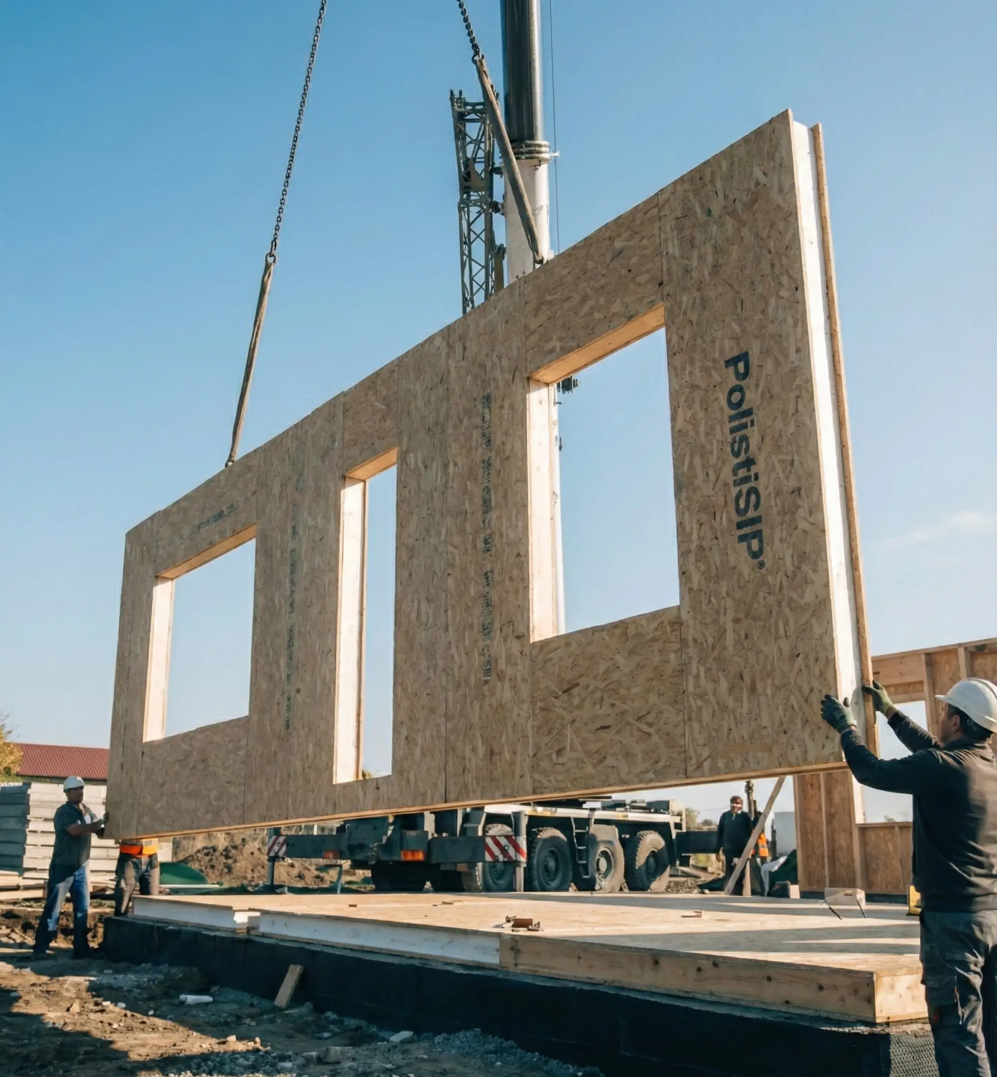 Préfabrication en usine PolistiSIP : précision et vitesse sur chantier
